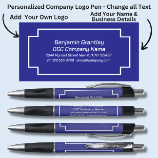 会社詳細名の追加王室の、背景 ボールペン