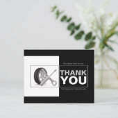 会社車の車サービスありがとうはがき ポストカード (スタンド正面)