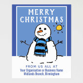 会社、ビジネス、または団体や組織のクリスマス ポスター