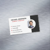 会社 |プロフェッショナル企業のビジネスマン マグネット名刺 (インサイチュ)