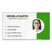 会社 |企業のプロフェッショナルテンプレート マグネット名刺 (正面)