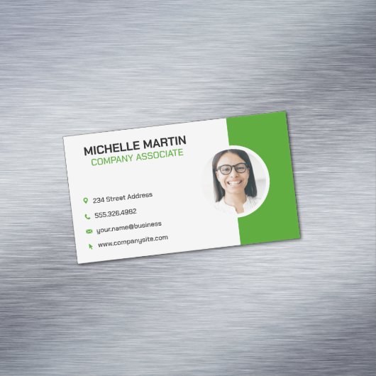 会社 |企業のプロフェッショナルテンプレート マグネット名刺 (インサイチュ)