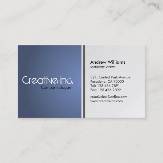 会社-名刺 名刺 (正面)