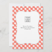 会社BBQピクニックアドロゴ 招待状 (裏面)