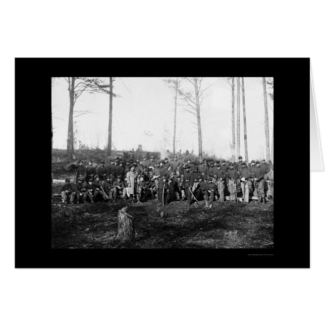 会社Kの第1米国の騎兵隊隊1864年 (正面横)