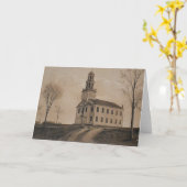 会衆の教会のグリーティングカード カード (黄色い花)