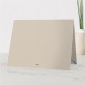 会衆カードからの牧師の感謝 カード (裏面)