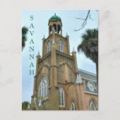 会衆ミクヴェイスラエルサバンナジョージア ポストカード (正面)