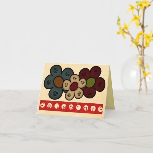 会衆採用カード カード (黄色い花)