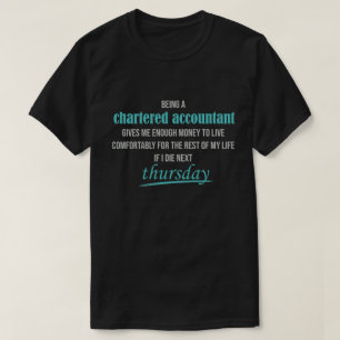 会計おもしろいシャツ、会計士Tシャツ Tシャツ