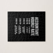 会計おもしろい士時給会計CPAユーモア ジグソーパズル (横)