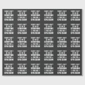 会計おもしろい士CPA試験研究会計 ラッピングペーパー (フラット)