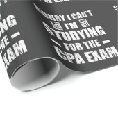 会計おもしろい士CPA試験研究会計 ラッピングペーパー (ロールコーナー)