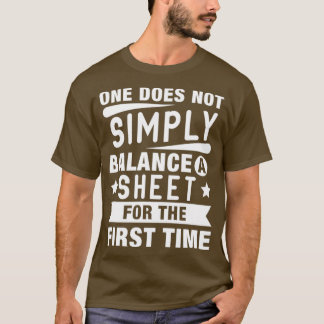 会計おもしろい簿記会計士AUD Tシャツ