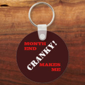 会計および財務月最終承認スタンプ キーホルダー (正面)