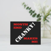 会計および財務月最終承認スタンプ ポストカード (スタンド正面)