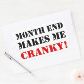 会計および財務月最終承認スタンプ 長方形シール (封筒)