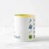 会計これはスプレッドシートコーヒーを呼び出す マグカップ (中央)