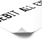 『会計の三つの黄金律』 ポスター (コーナー)