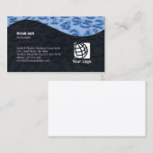 会計の名刺の番号を上に表示 名刺 (正面/裏面)