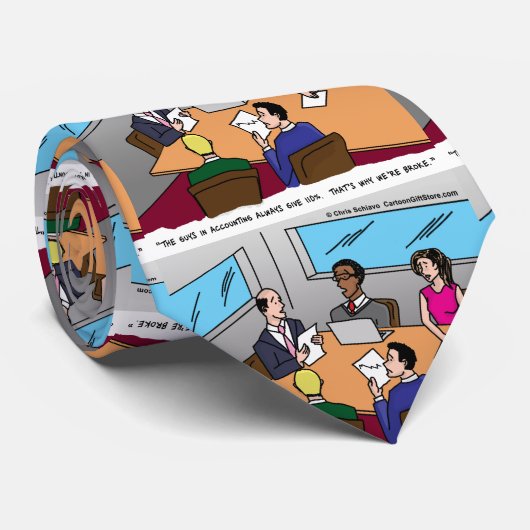 会計の漫画のネクタイ ネクタイ (ロール)