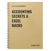 会計の秘密とExcel Hacks Officeノートブック ノートブック (正面)