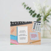 会計はがき ポストカード (スタンド正面)