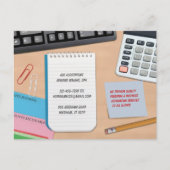 会計はがき ポストカード (正面)