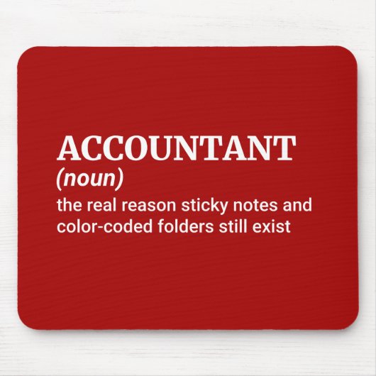 会計は私の超大国 マウスパッド (正面)