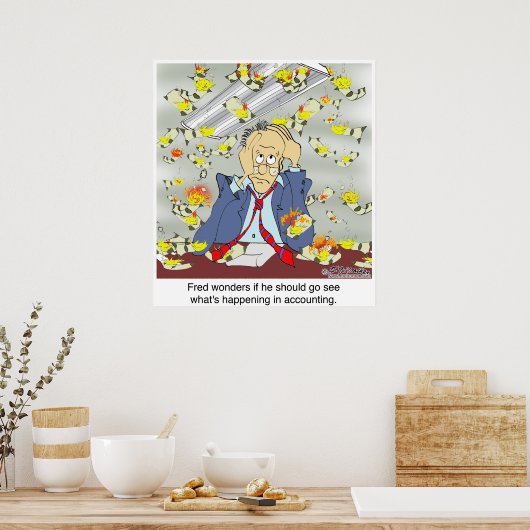 会計は？ ポスター (キッチン)