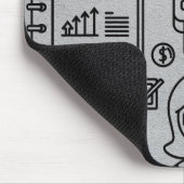 会計イラスト マウスパッド (コーナー)