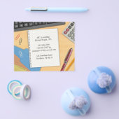 会計オフィスのワークデスク チラシ (シングル)