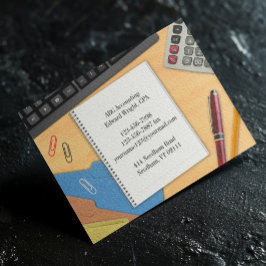 会計オフィスのワークデスク チラシ