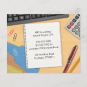 会計オフィスのワークデスク チラシ (正面)