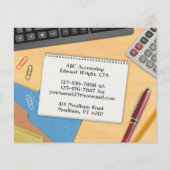 会計オフィスのワークデスク チラシ (正面)