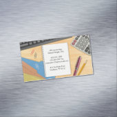 会計オフィスデスク マグネット名刺 (インサイチュ)