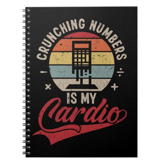 会計カリキュレータユーモアCPA簿記 ノートブック (正面)