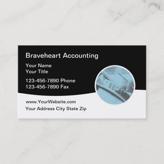 会計コンテンポラリー士サービス 名刺 (正面)