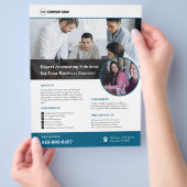 会計サービスカスタムチラシ チラシ (手)