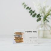 会計サービス名刺 名刺 (スタンド正面)