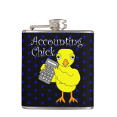 会計シック文字 フラスク (正面)
