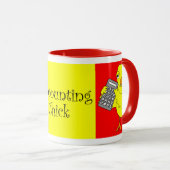 会計シック文字 マグカップ (正面右)