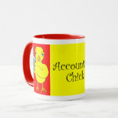 会計シック文字 マグカップ (正面左)