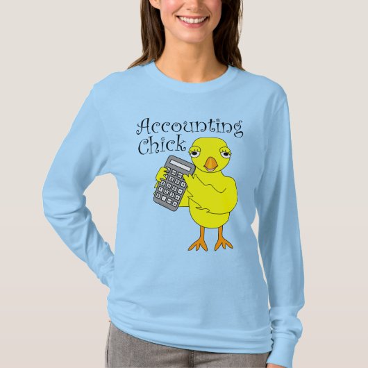 会計シック文字 Tシャツ (正面)
