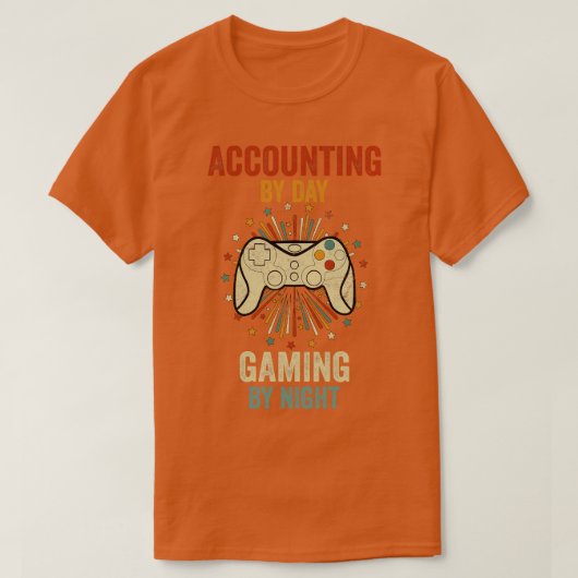 会計バイデイゲーム Tシャツ (デザイン正面)