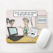 会計バ飲ランスシートPunnyマウスパッド マウスパッド (マウス)
