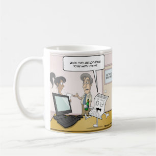 会計バ飲ランスシートPunny Coffee Mug コーヒーマグカップ
