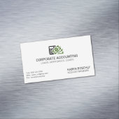 会計ビジネスアイコン マグネット名刺 (インサイチュ)