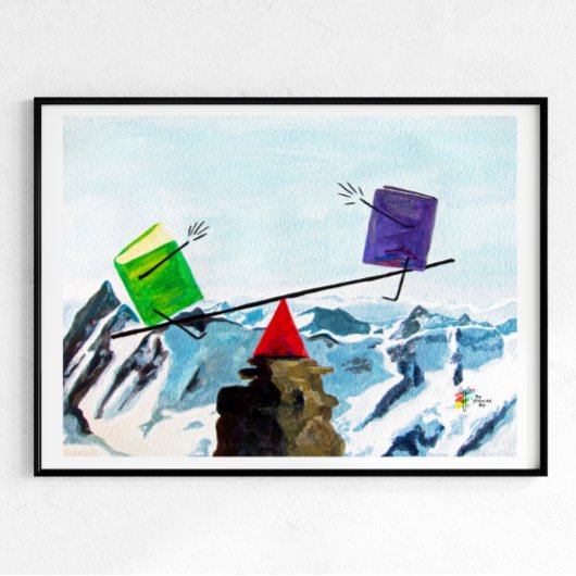 会計ポスターアートバランス・ザ・ブックス ポスター