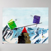 会計ポスターアートバランス・ザ・ブックス ポスター (正面)